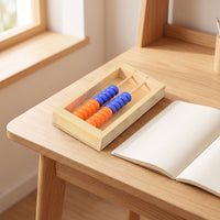 Wooden Abacus Educational Abacus Counting Frame Sturdy Learning Toy Smooth for Children, Classroom, Home School