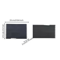 Cup Holder Roller Shutter Cover Scratch-Resistant Center Console Roller Shutter Cover Low-Profile Cup Holder Sliding Shutters