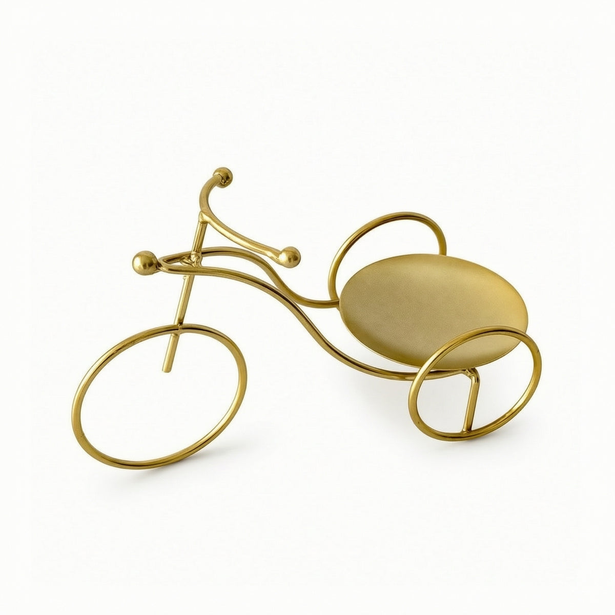 Cycle Candle Holder Decorative Candle Tray Stand Candlestick Rustic Vintage for Coffee Table