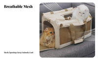 Soft-Sided Pet Tote Large Capacity Creature Carrier Spacious Interior Easy Entry for Veterinary Visits