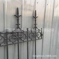 Cast Iron Decorative Fence Panel for Garden and Villa