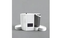 Large Capacity Pet Feeder Set Transparent Hopper Automatic Pet Feeder Anti-Skid Base for Home