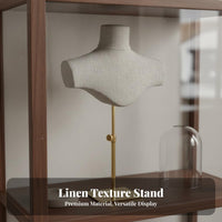 Necklace Mannequin Stand Minimalist Design Neutral Color for Boutiques