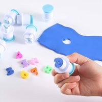 26 Pieces Letter Number Stamp Set Multi-Use Baking Tool Lightweight