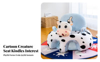 Anti-Fall Design Inflatable Sitting Trainer Safety Guardrails Infant Floor Chair Easy to Clean infant essentials Multi-Functional for Infants, Babies, Parents, Feeding Time, Mealtime, fun time, Living Room