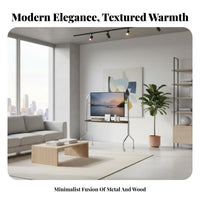 Floor TV Stand with Wheels Minimalist Design Mobile TV Stand Universal Compatibility for Renters, Office, Conference Room, Commerce Show