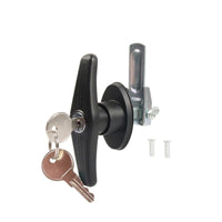 T-Handle Lock with Keys Keyed T-Handle Lock Chrome-Plated Zinc Alloy for Storage Door, Trailer