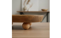 Decorative Key Tray Minimalist Design Footed Wood Tray Multipurpose Tabletop Organizer for Entryway, Desktop, Dresser