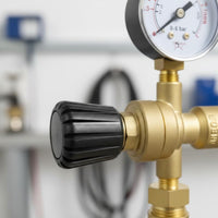 Argon Carbon CO2 Regulator Smooth-Turning Knob Argon CO2 Regulator Leak-Resistant for Welders, Garage