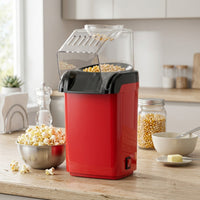Electric Popcorn Maker Compact Popcorn Maker with Clear Cover for Movie Nights, Home