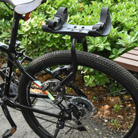 High Load Capacity Mountain Bike Rack Adjustable Two-Wheeler Rear Rack