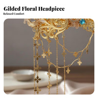Traditional Chinese Hair Crown Exotic Design Traditional Chinese Headdress Grotto Design Tiara Intricate Filigree Ancient