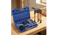 Bearing Puller Kit with Case Heavy-Duty Bearing Puller Black Oxide-Coated