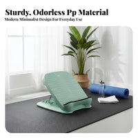Foldable Adjustable Calf Stretcher Portable Calf Stretch incline board Non-Slip Surface Slant Board Multi-Functional for Athletes, Beginners, bodily Therapy Patients, exercise, Gym, Home