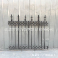 Cast Iron Decorative Fence Panel for Garden and Villa
