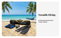 Large Capacity Freediving Fin Bag Foldable Long Blade Fin Bag Lightweight for Freedivers, Spearfishers, Travel, Beach, Boating