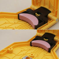 Portable Manual Chainsaw Grinder Compact Manual Chain Grinder Foldable Tool Easy to Use for Gardeners