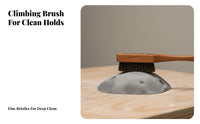 Climbing Brush Rock Hold Brush Cleaning Tool for Climbers, Boulderers, Athletes, Training Wall