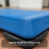 Aerobic Step Board Heavy-Duty Construction Adjustable Step Board Non-Slip Workout Stepper for Children, Beginners, Home, Gym, School