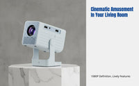 Mini Projector, P12 Portable Home Theater, 1080P Full HD, Sleek Design, New Year Gift, Multi-Scene Use