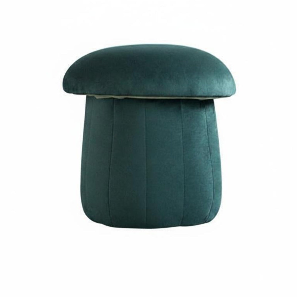 Modern Minimalist Toadstool-shapedShaped Stool Nordic Design Toadstool Pouf Compact Size Footstool Upholstered Finish for Design Enthusiasts, Homeowners, Small Areas, Bedroom, Living Room, Entryway