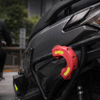 High-Visibility Motorcycle Crash Protector Block Impact-Resistant Scooter Crash Protector Block Secure Anti-Collision Guard with Reflective Inserts Long-Lasting for Motorcyclists, Commuters, Metropolitan Commuting