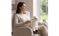 Soft Lamb Stuffed Animal Cuddly Lamb Plushie Soft Sheep Stuffed Animal Cute for Children, Toddlers, Collectors, Nursery, Shelves, Desk