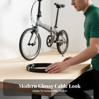 Oil-Injected Bike Wire Housing Effortless Performance Derailleur Wire Housing Low Compression Colorfast for Asphalt Cyclists