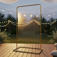 Metal Wedding Arch Wrought Iron Metal Arch Backdrop Stand Elegant Design Ceremony Archway for DIY Brides