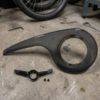 Chain Guard with Mounting Circle Curved Bike Chain Cover Protector Blocking for Cyclists, Commuters, Mountain Bikes, Commuting