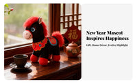 Year of the Horse Stuffed Ie Great Gift Suggestion Year of the Horse Stuffed Toy Soft and Comfortable PP Cotton Filled