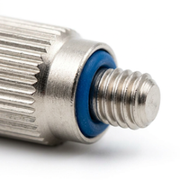 Brass Misting Nozzle, Industrial Fine Mist Spray Head, Greenhouse Lawn Misting Nozzle, Textile Factory Humidification Nozzle