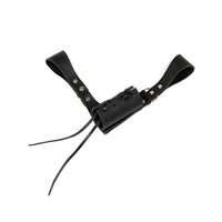 Laced Frog Blade Scabbard Metal Rings Blade Scabbard Harness Retro Medieval Belt Lightweight for Across the Body