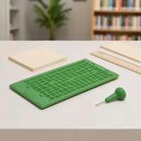 9-Line Braille Writing Slate with Stylus Foldable Braille Slate with Stylus Portable Lightweight for Classroom