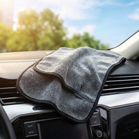 Microfibre Cloth and Microfiber Cloths, Double Sided Towel with Braided Pile Car Drying Towel, Super Absorbent for Car Washing and Cleaning