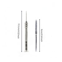 Stainless Steel Fly Tying Tool Kit Anti-Slip Handle Angled Picking Needle Metal Body Wire Brush Cleaner Fiber Grooming