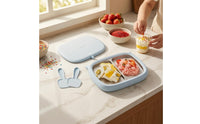 Two-Compartment Dessert Tray Versatile Chilled  Portable Kitchenware