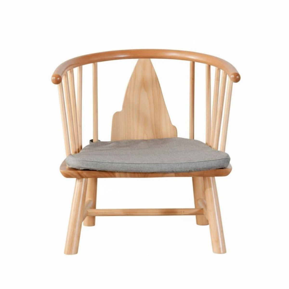 Japanese and Design Floor Armchair with Supportive Supportiverest Low Chair Space Saving Lightweight for Readers, Floor Mat Room