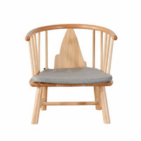 Japanese and Design Floor Armchair with Supportive Supportiverest Low Chair Space Saving Lightweight for Readers, Floor Mat Room