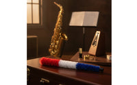 Cotton Saxophone Cleaning Swab Fuzzy Saxophone Bore Brush Absorbent Pull-Through Swab Water-Absorbing for Saxophonists