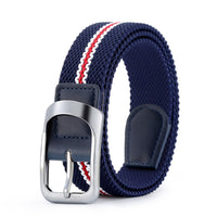 Braided Stretch Belt Casual Woven Elastic Belt Waistband Elasticated Flexible for Men, Daily Wear, Travel