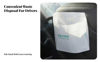 Car Trash Bag Self-Standing Car Garbage Bag Traceless Removal Portable Auto Trash Pouch for Commuters, Vacati Portable Rs, Camping, Bedroom