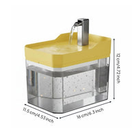 Constant Temperature Heated Water Fountain Heating Automatic Pet Water Dispenser Multi-Stage Filtration Automatic Drinking Bowl Easy to Clean for Cats, Dogs, Indoor