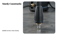 Long-Lasting Ceramic Core Pressure Washer Turbo Nozzle 4000 PSI Rated Rotating Pressure Washer Nozzle Wear Resistant for Car Detailers