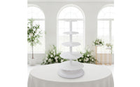6-Tier Cake Stand Stacked Tiered Cupcake Stand Large Cupcake Display for Dessert Creators, Caterers