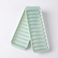 Water Bottle Ice Tray for Long Sticks, Food Grade Silicone for Baby Food and Home Bar, Easy Release Reusable Mold, 23.5*8*2 cm Budget Pack