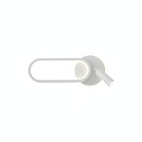 Eye Protection 360 Degree Swivel Wall Lamp Narrow Beam Rotating LED Wall Light Flicker-without Flicker for Study Room