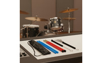 Drum Accessory Kit with Easy to Carry to Carry Drum Brushes and Sticks Set Case for Drummers, Beginners
