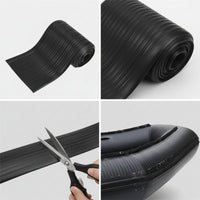 Inflatable Boat Wear Strip Ribbed Wear-Resistant PVC Strip Long Watercraft for Fishing Boats