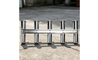 Boat Fishing Rod Holder Heavy Duty 5-Tube Fishing Rod Holder No Sharp Edges for Anglers, Yacht, Marine